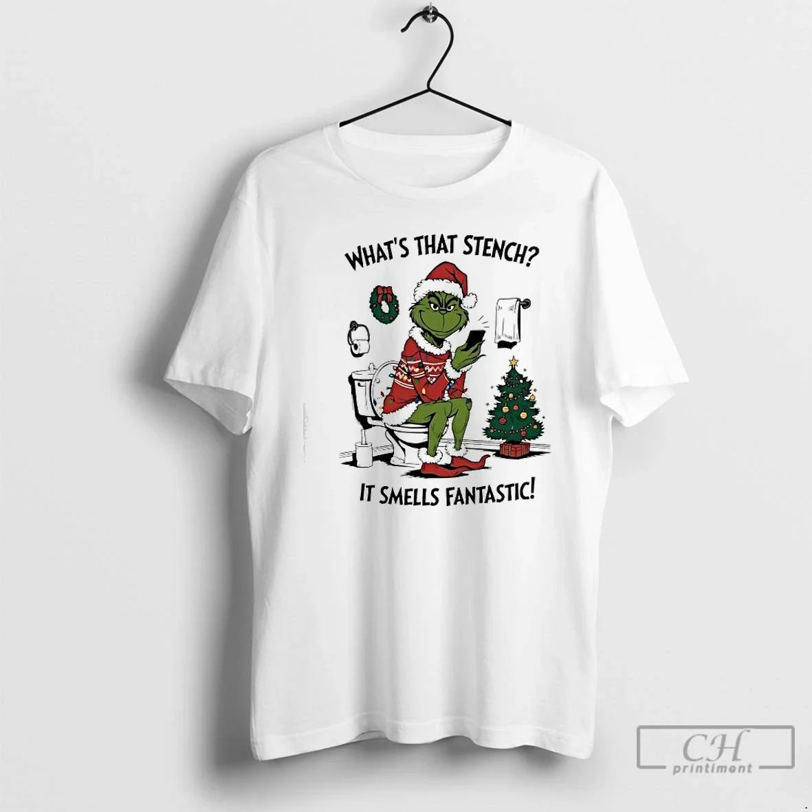 Grinch Santa Whats That Stench Smells T-Shirts, Hoodie, Sweatshirt - T-Shirt, Sweatshirt, Hoodie
