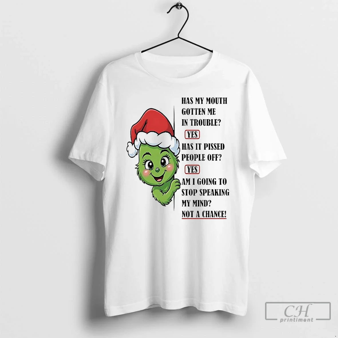 Grinch Has My Mouth Gotten Me Trouble Pissed People Off T-Shirts, Hoodie, Sweatshirt - T-Shirt, Sweatshirt, Hoodie