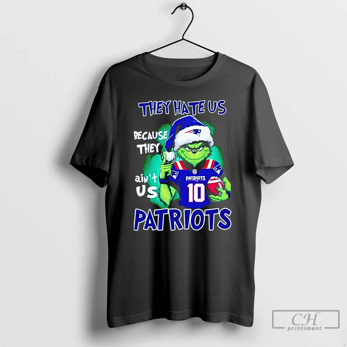 Grinch They Hate Us Because They Aint Us England Patriots T-Shirts, Hoodie, Sweatshirt - T-Shirt, Sweatshirt, Hoodie
