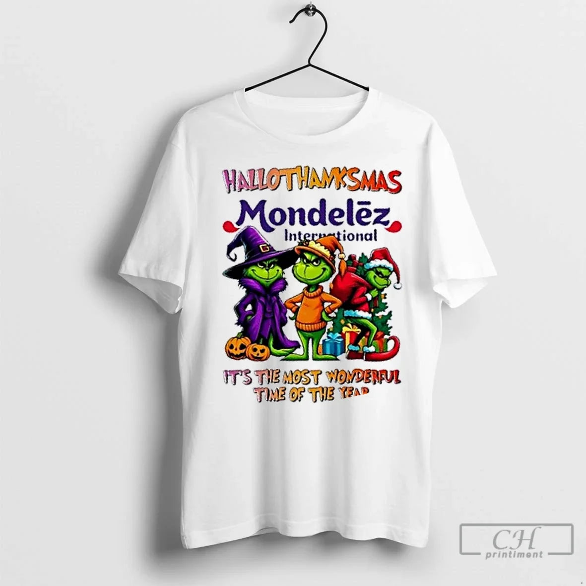 Grinch X Mondelez International Most Time Year Happy Hallothanksmas T-Shirts, Hoodie, Sweatshirt - T-Shirt, Sweatshirt, Hoodie