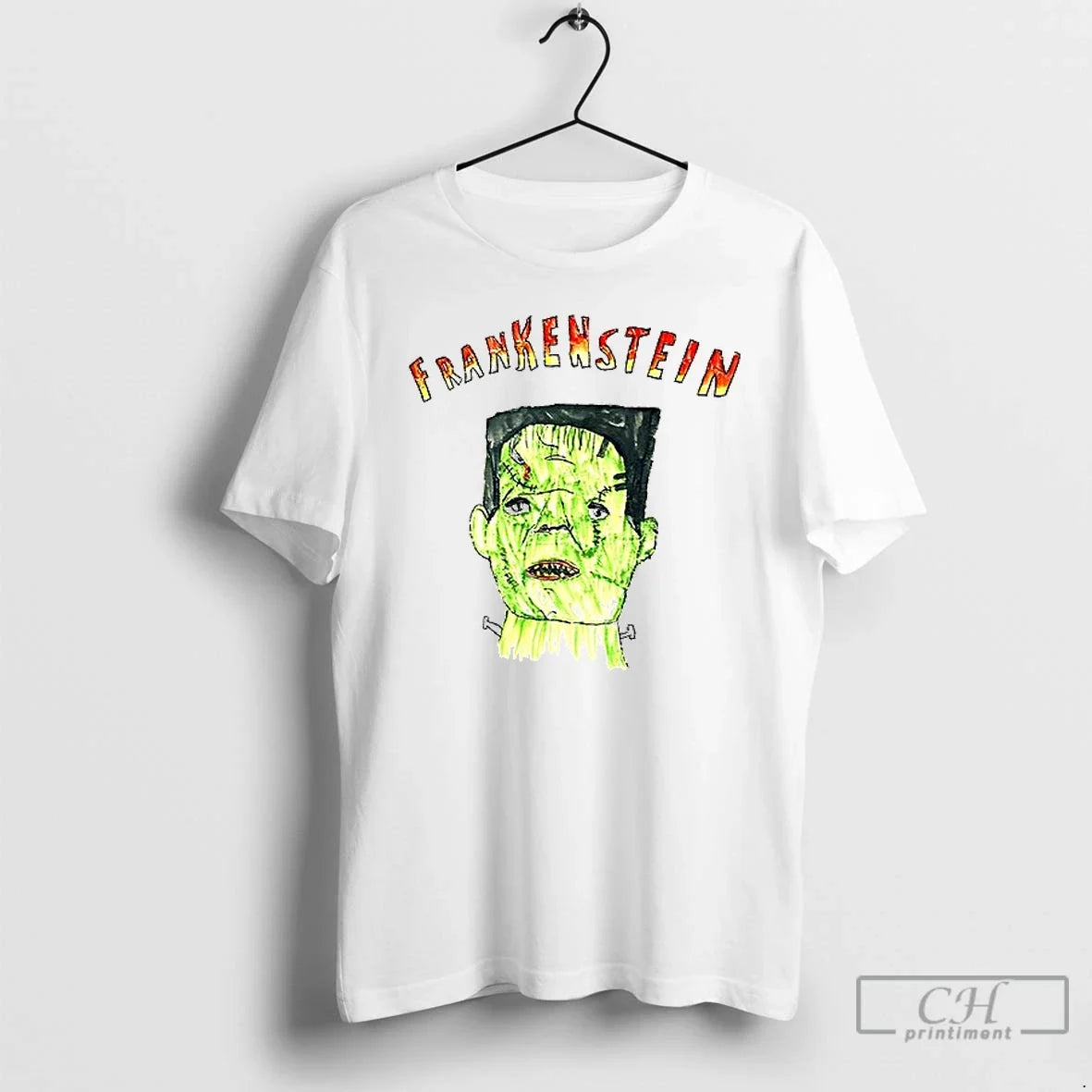 Hand Drawn Frankenstein Monster Halloween Ceramic Ceramic Classic Dad Cap T-Shirts, Hoodie, Sweatshirt - T-Shirt, Sweatshirt, Hoodie