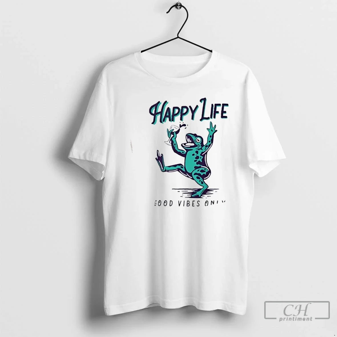 Happy Life Good Only Frog T-Shirts, Hoodie, Sweatshirt - T-Shirt, Sweatshirt, Hoodie