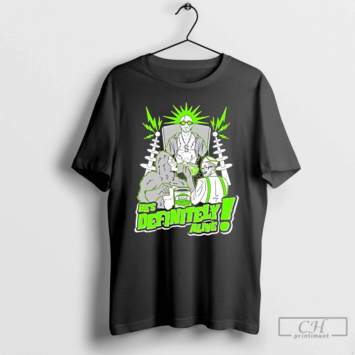 Hes Definitely Alive Gorilla Two Exile T-Shirts, Hoodie, Sweatshirt - T-Shirt, Sweatshirt, Hoodie