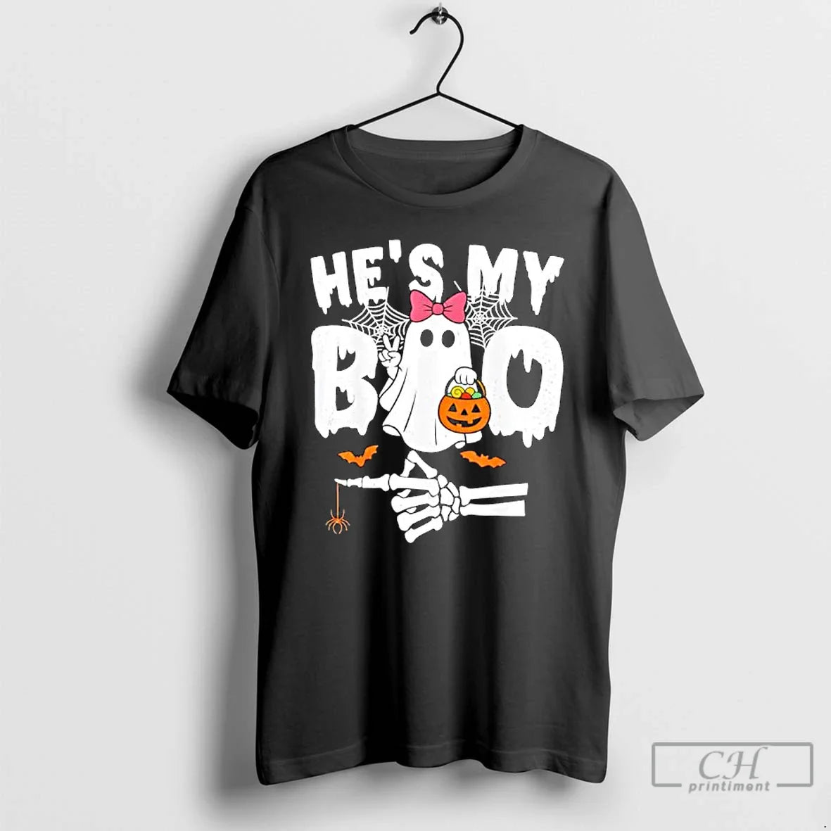 Hes My Boo Matching Halloween Couples Shes My Boo T-Shirts, Hoodie, Sweatshirt - T-Shirt, Sweatshirt, Hoodie