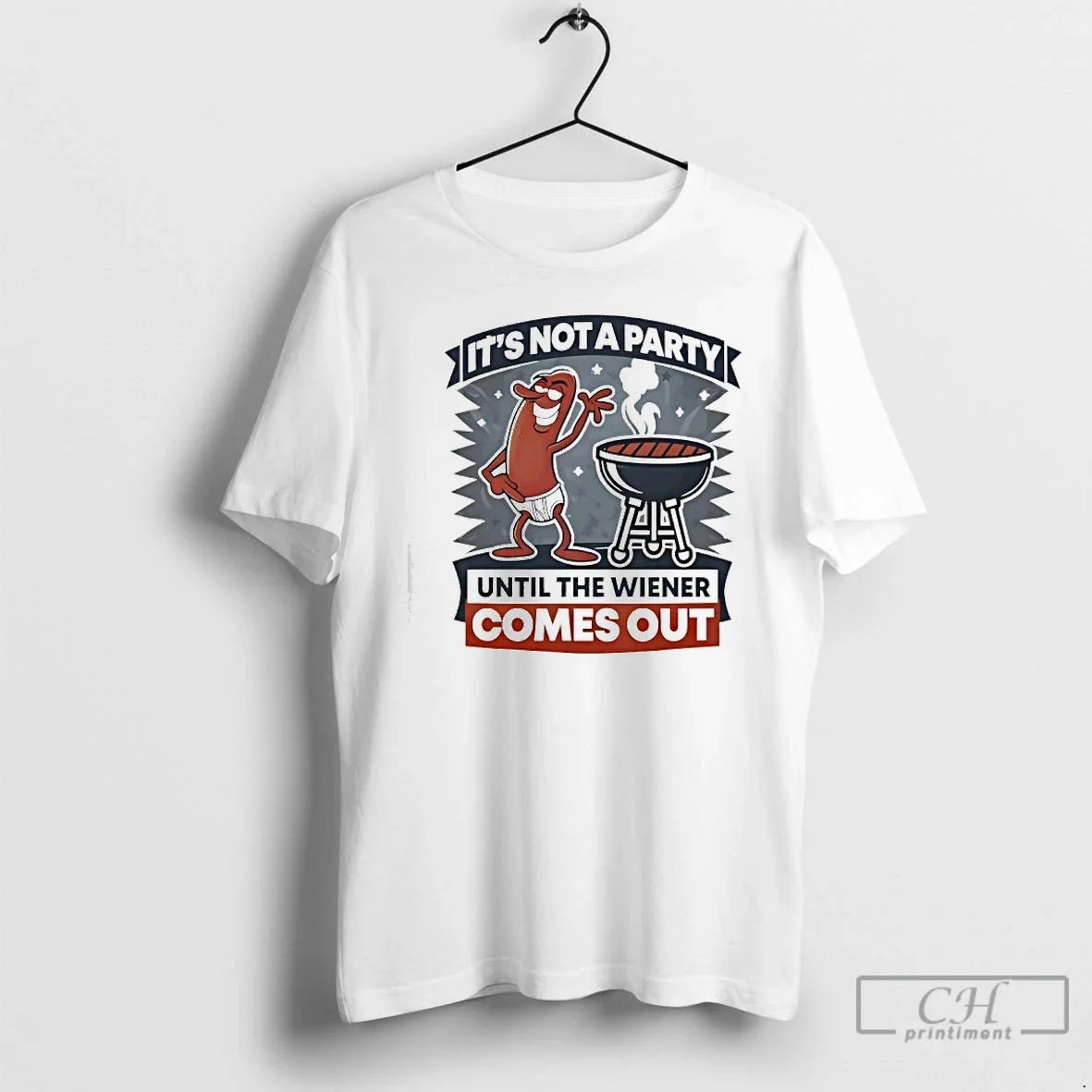 Hot Dog Not Party Until Wiener Comes Out T-Shirts, Hoodie, Sweatshirt - T-Shirt, Sweatshirt, Hoodie