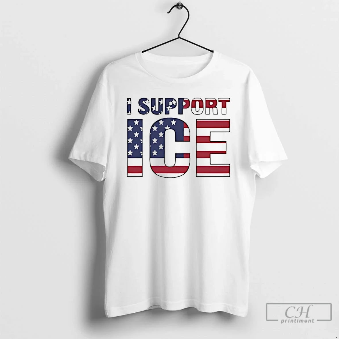 I Support Ice American Flag T-Shirts, Hoodie, Sweatshirt - T-Shirt, Sweatshirt, Hoodie