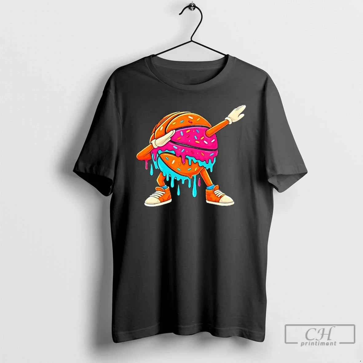 Ice Cream Drip Basketball Dabbing T-Shirts, Hoodie, Sweatshirt - T-Shirt, Sweatshirt, Hoodie