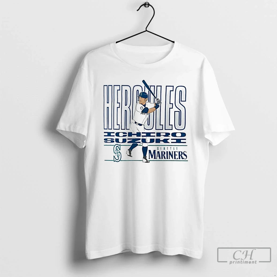 Ichiro Suzuki Hercules Seattle Mariners T-Shirts, Hoodie, Sweatshirt - T-Shirt, Sweatshirt, Hoodie