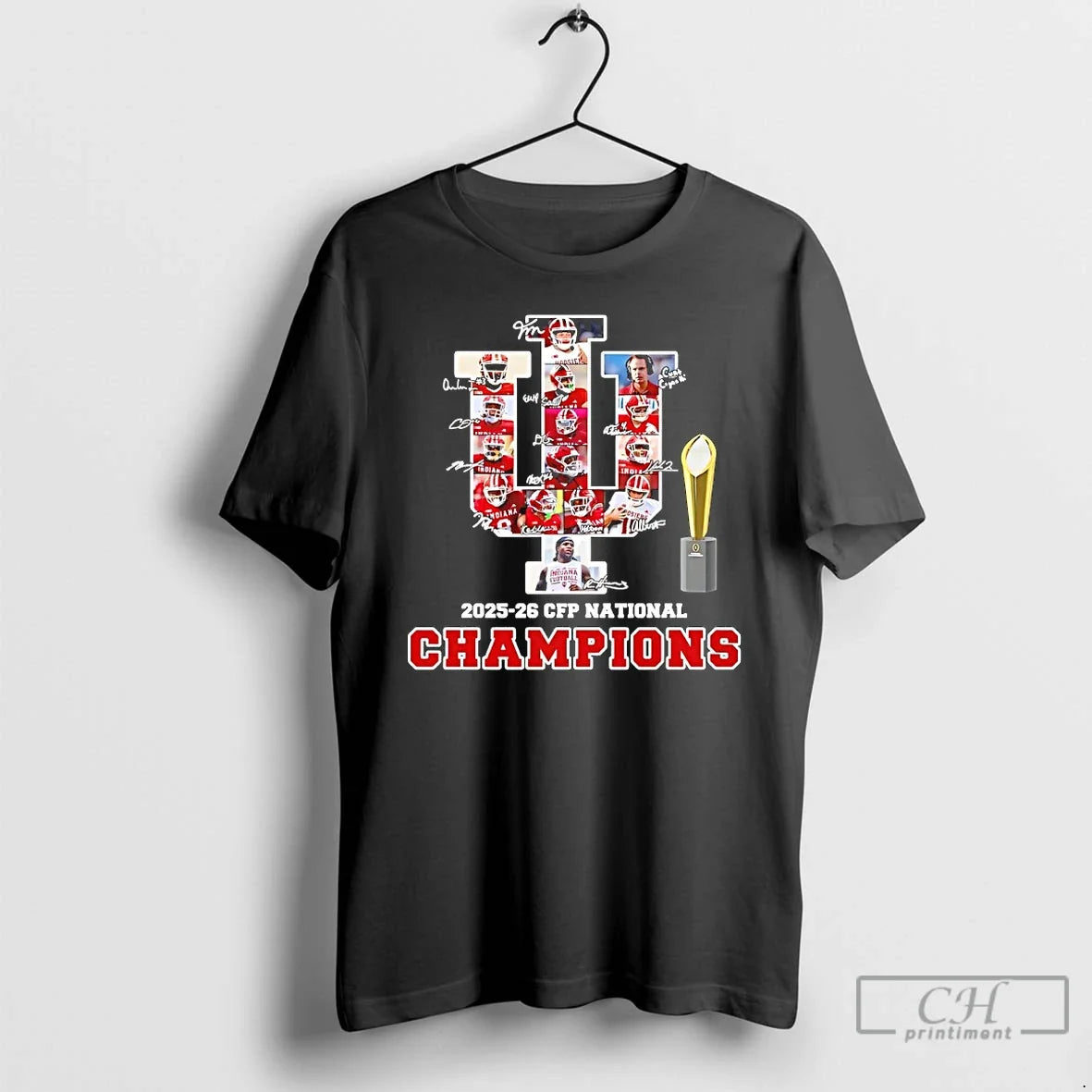 Indiana Football Players Signatures 2025 26 Cfp National Champions T-Shirts, Hoodie, Sweatshirt - T-Shirt, Sweatshirt, Hoodie