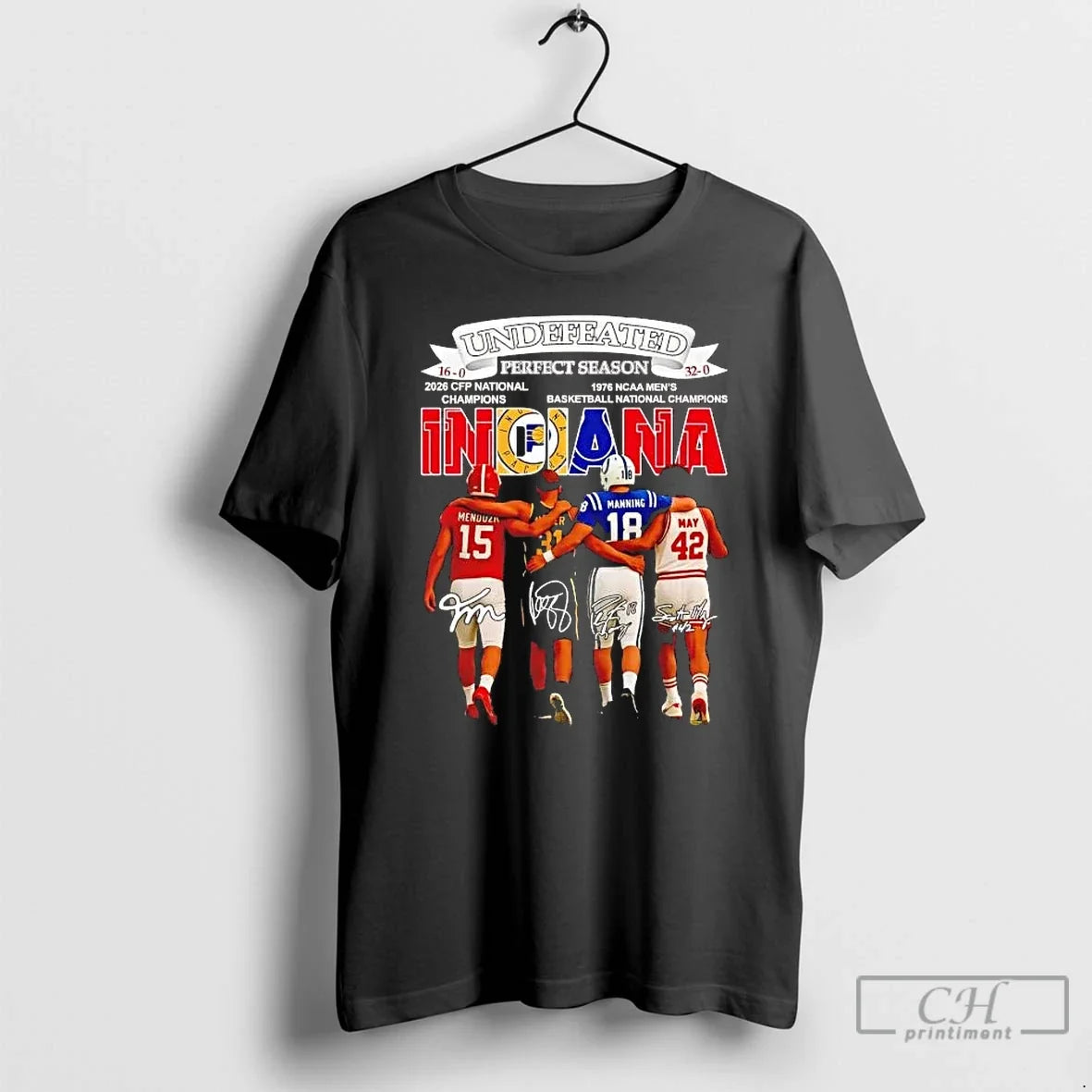 Indiana Sports Teams Undefeated 2025 Perfect Season Players T-Shirts, Hoodie, Sweatshirt - T-Shirt, Sweatshirt, Hoodie