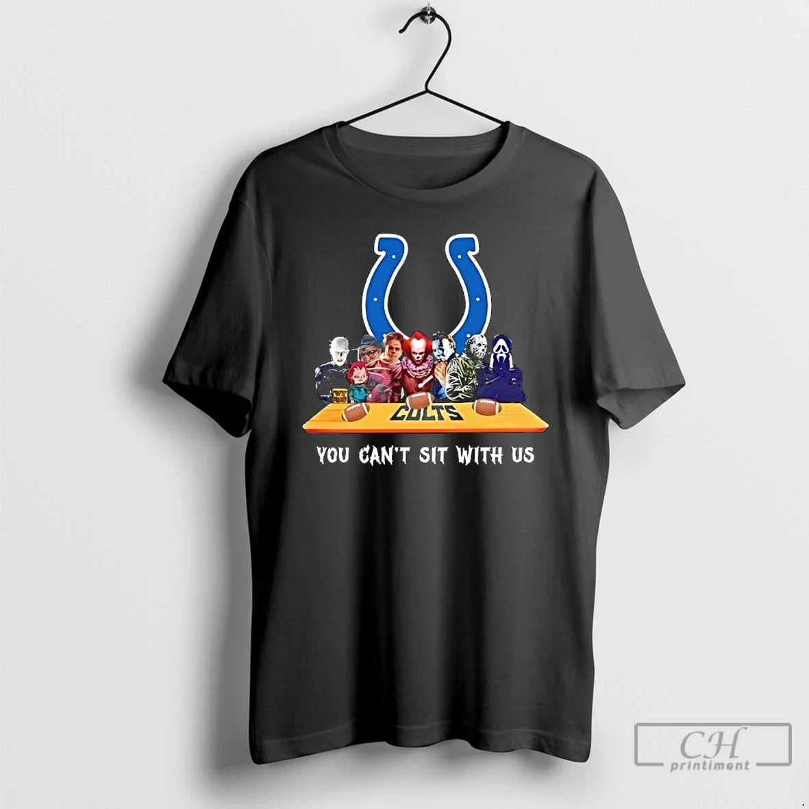 Indianapolis Colts Horror Movies Halloween You Cant Sit Us T-Shirts, Hoodie, Sweatshirt - T-Shirt, Sweatshirt, Hoodie