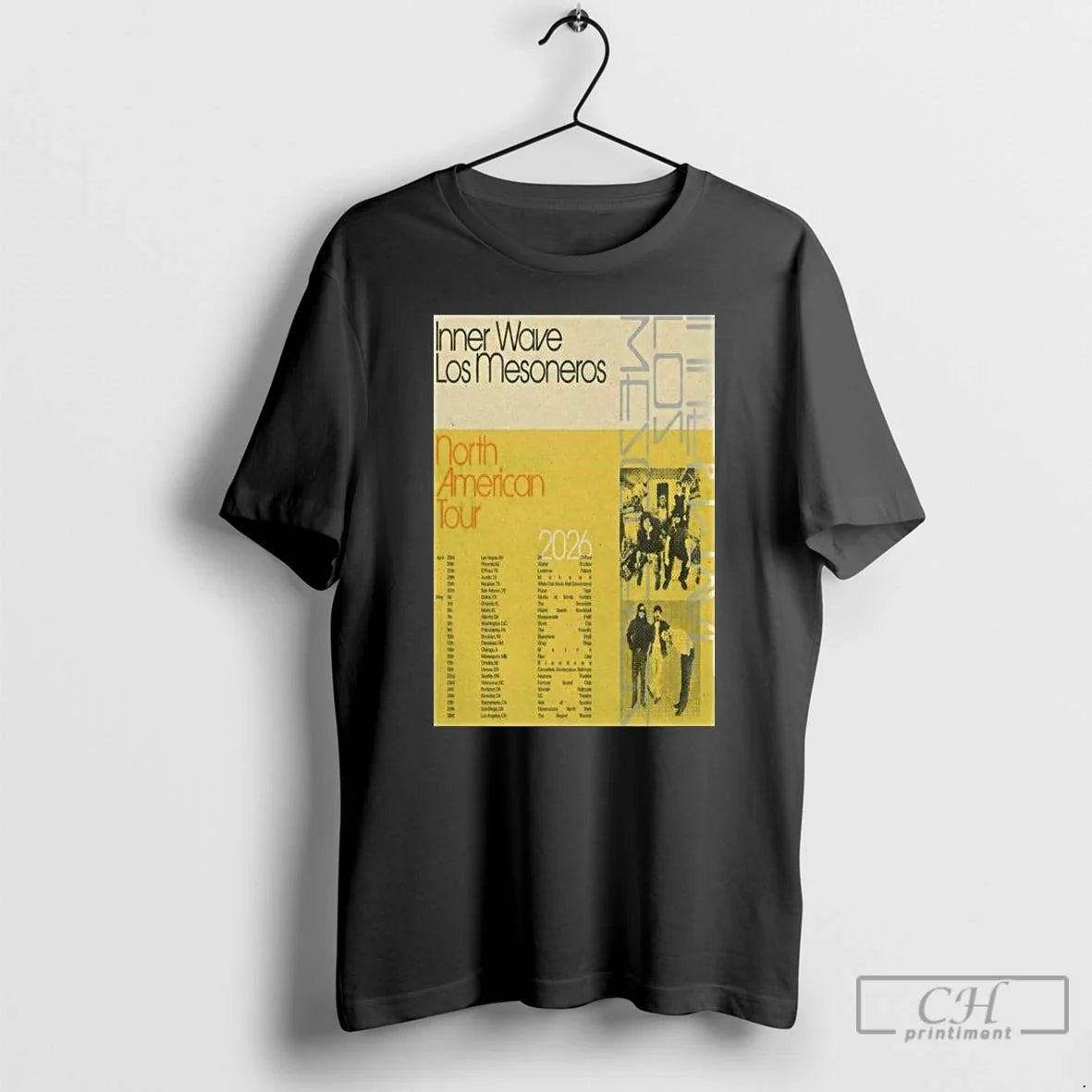 Inner Wave Los Mesoneros North American Tour 2026 T-Shirts, Hoodie, Sweatshirt - T-Shirt, Sweatshirt, Hoodie