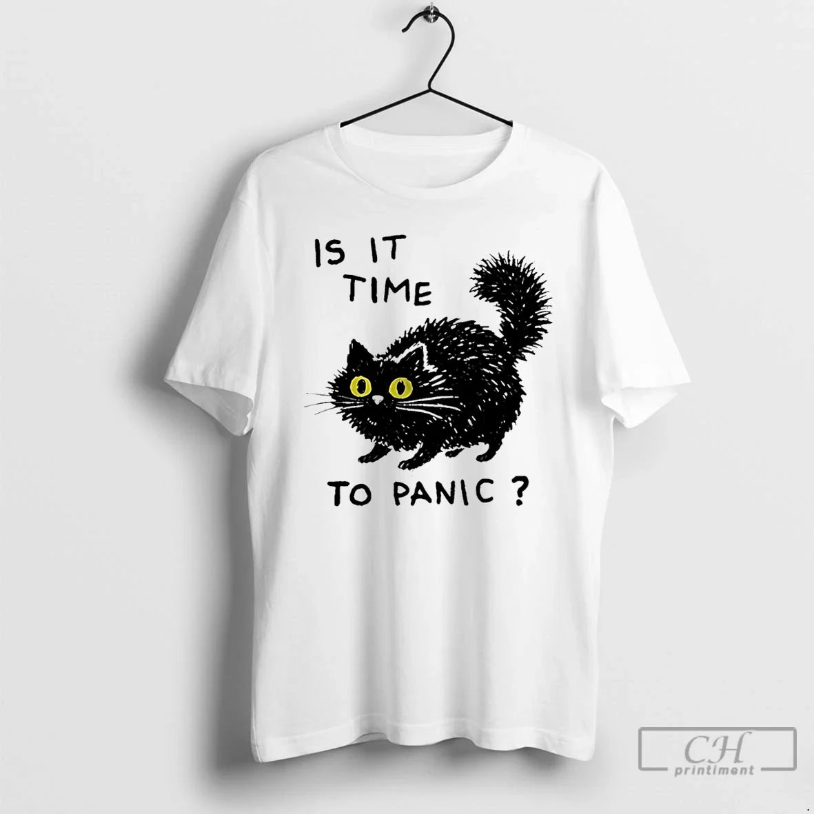 Is Time Panic Cat T-Shirts, Hoodie, Sweatshirt - T-Shirt, Sweatshirt, Hoodie