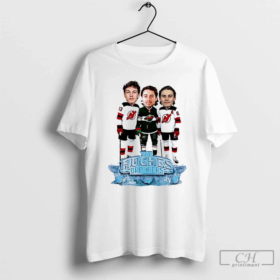 Jack Hughes Luke Hughes Quinn Hughes Hughes Bowl Caricature T-Shirts, Hoodie, Sweatshirt - T-Shirt, Sweatshirt, Hoodie