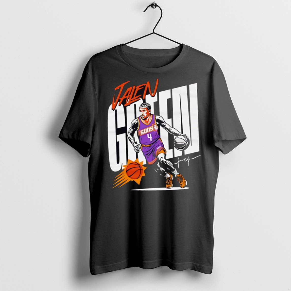 Jalen Green Phoenix Suns Vector Player Signature T-Shirts, Hoodie, Sweatshirt - T-Shirt, Sweatshirt, Hoodie