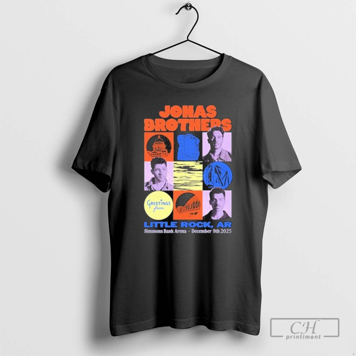 Jonas Brothers Simmons Bank Arena Little Rock Ar Dec 9 2025 Tour Shirt T-Shirts, Hoodie, Sweatshirt - T-Shirt, Sweatshirt, Hoodie