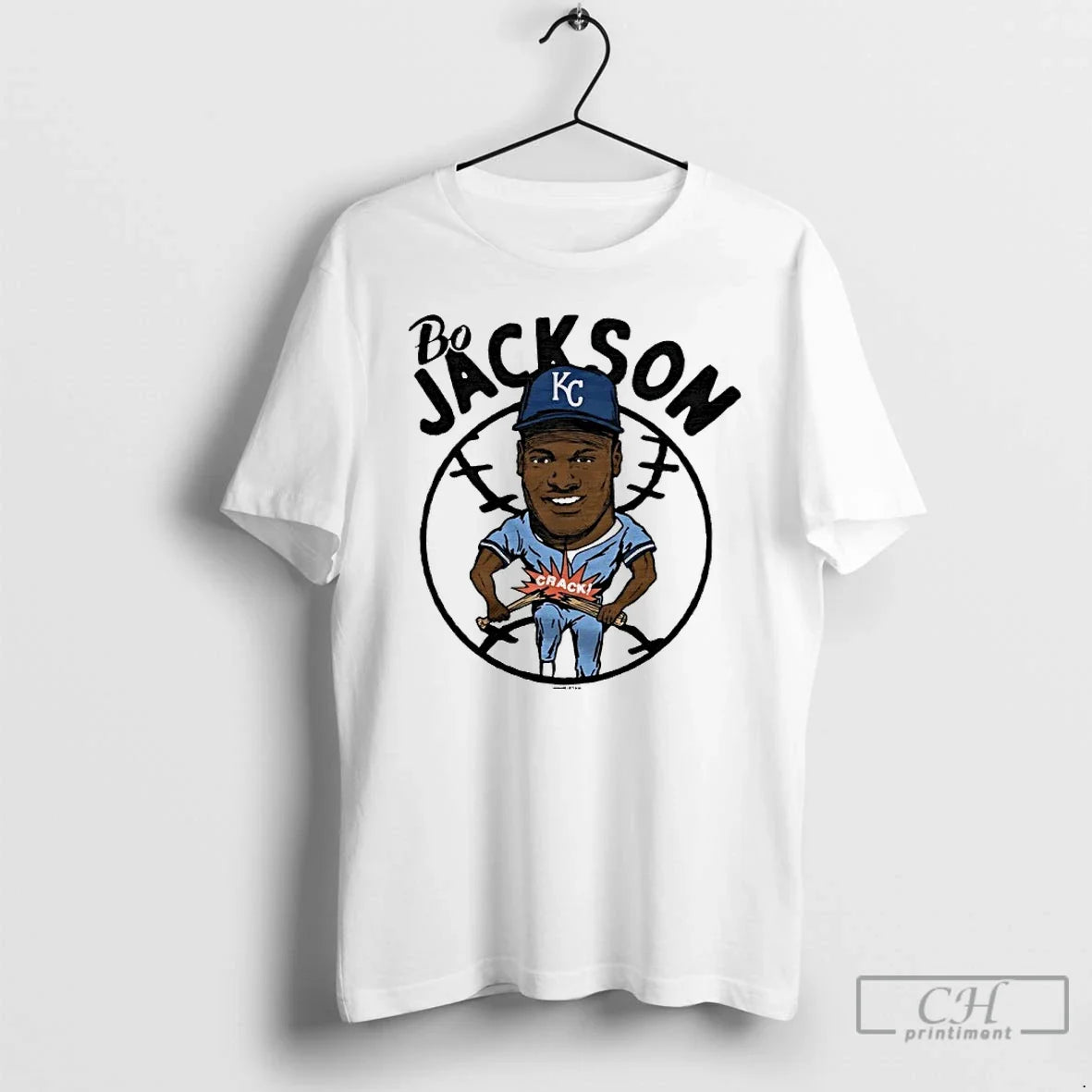 Kc Royals Bo Jackson Crack T-Shirts, Hoodie, Sweatshirt - T-Shirt, Sweatshirt, Hoodie