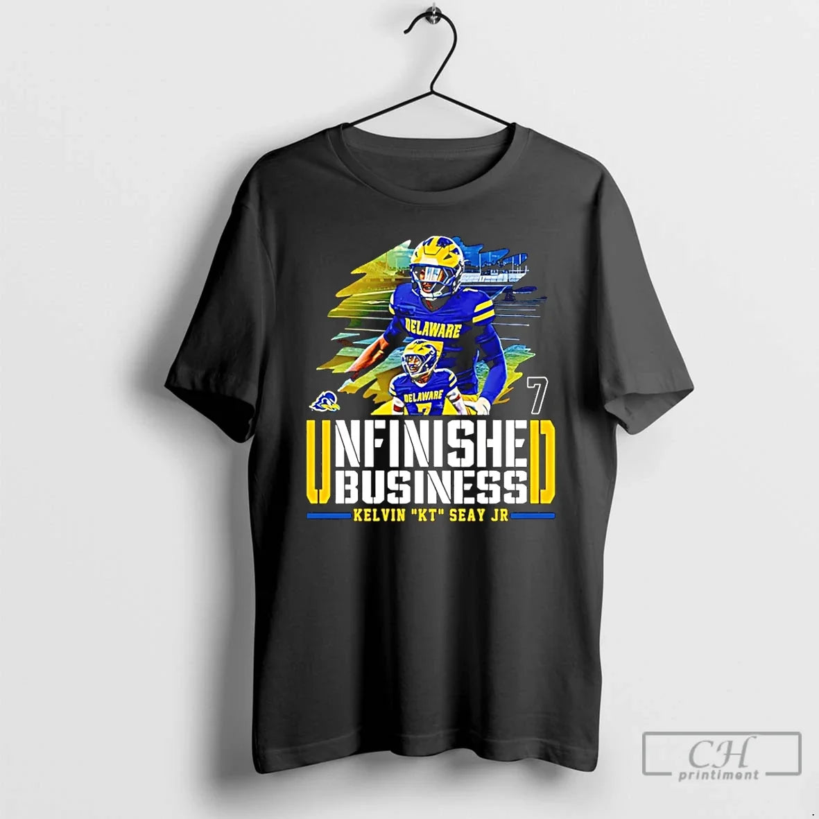 Kt Seay Jr Delaware Football Unfinished Business T-Shirts, Hoodie, Sweatshirt - T-Shirt, Sweatshirt, Hoodie
