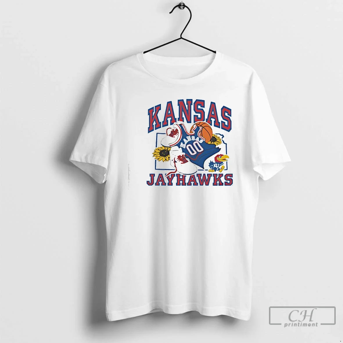 Kansas Jayhawks Sunflower Ringer T-Shirts, Hoodie, Sweatshirt - T-Shirt, Sweatshirt, Hoodie