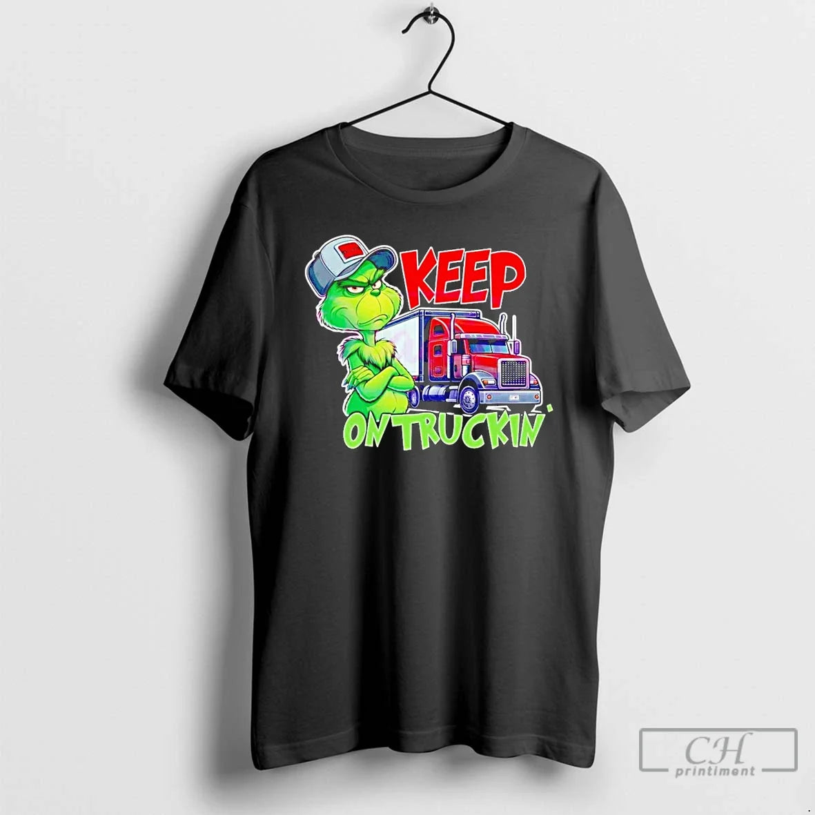 Keep Truckin Grinch Truck Driver T-Shirts, Hoodie, Sweatshirt - T-Shirt, Sweatshirt, Hoodie