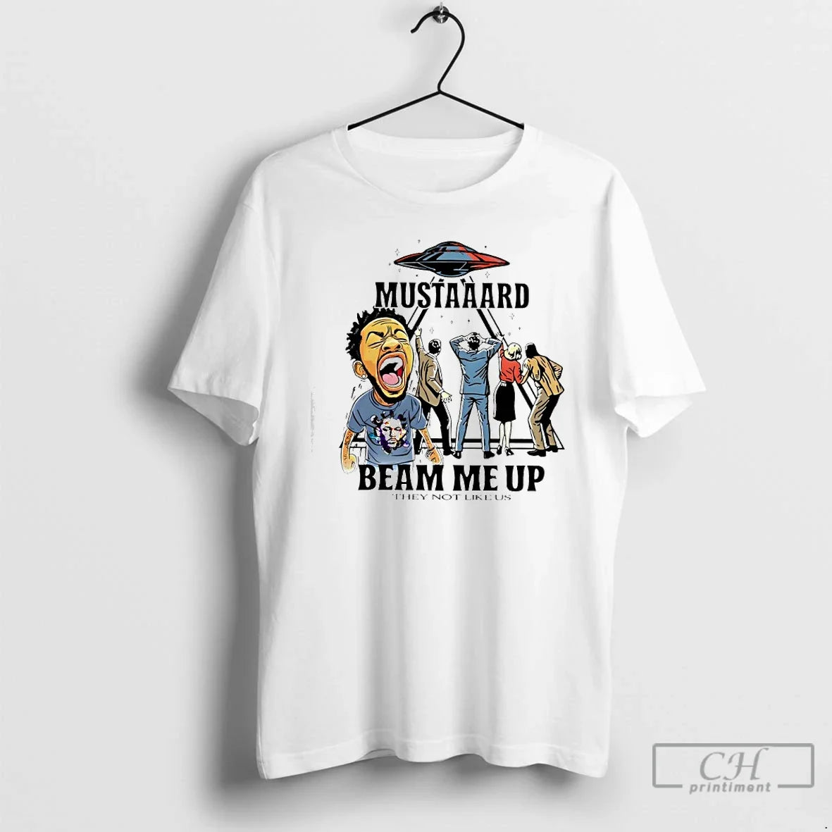 Kendrick Lamar Ufo Mustaaard Beam Me Up They Not Like Us T-Shirts, Hoodie, Sweatshirt - T-Shirt, Sweatshirt, Hoodie