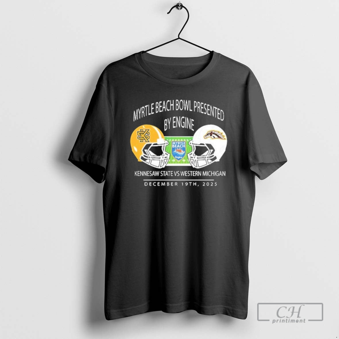 Kennesaw State Owls Football Vs Western Michigan Broncos Football Myrtle Beach Bowl Presented T-Shirts, Hoodie, Sweatshirt - T-Shirt, Sweatshirt, Hoodie