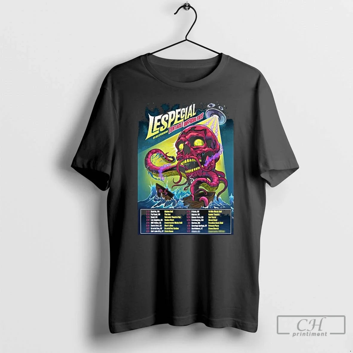 Lespecial Tour Tentacle Difficulties 2026 T-Shirts, Hoodie, Sweatshirt - T-Shirt, Sweatshirt, Hoodie