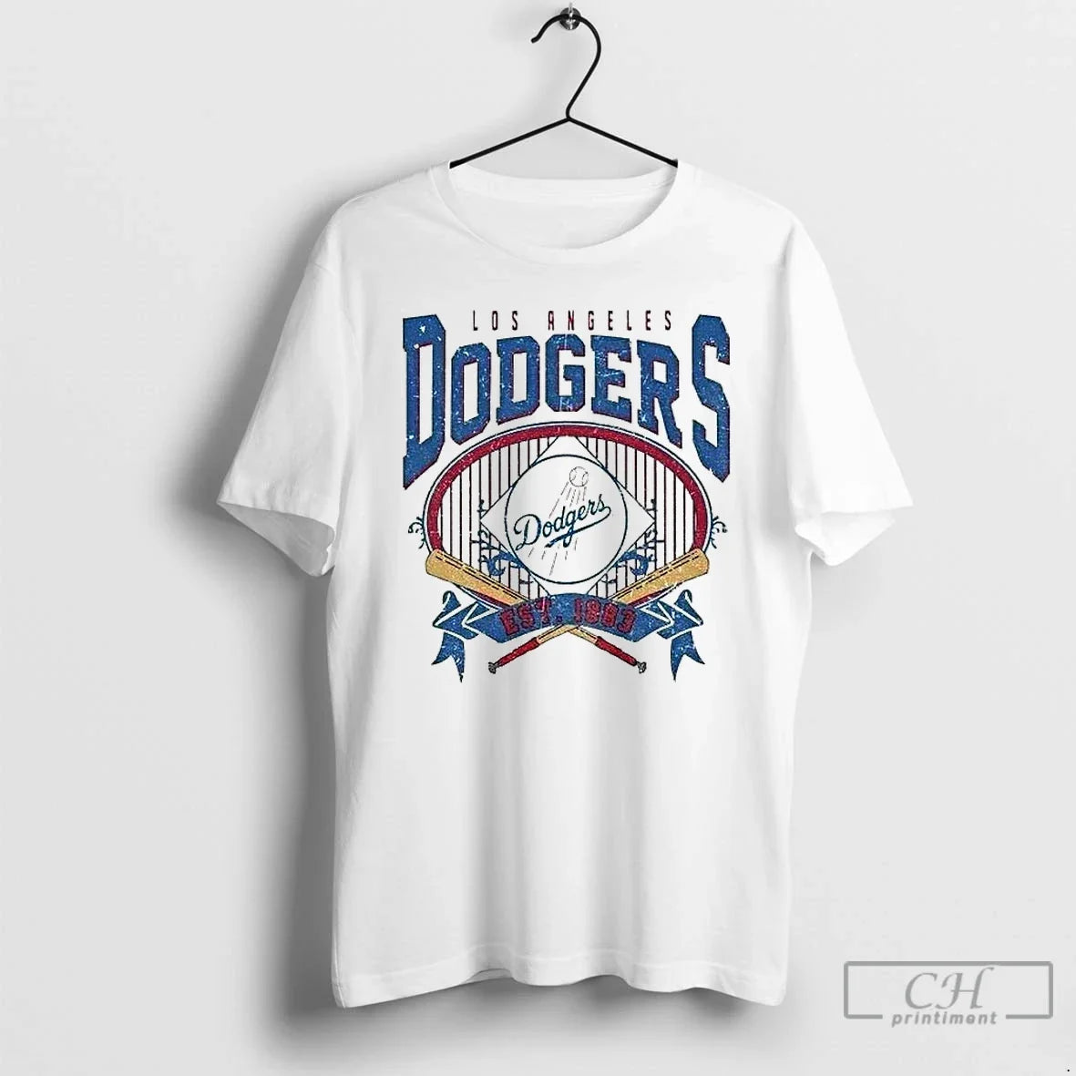Los Angeles Dodgers Baseball Mlb Est 1883 Logo Vintage T-Shirts, Hoodie, Sweatshirt - T-Shirt, Sweatshirt, Hoodie