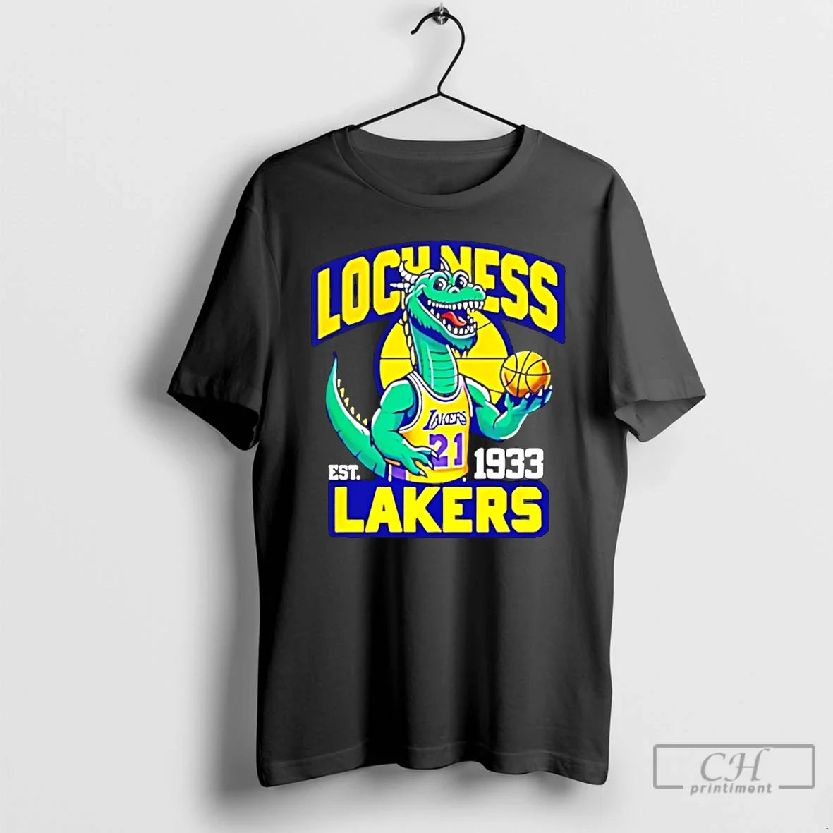 Los Angeles Lakers Lochness Lakers Est 1933 T-Shirts, Hoodie, Sweatshirt - T-Shirt, Sweatshirt, Hoodie