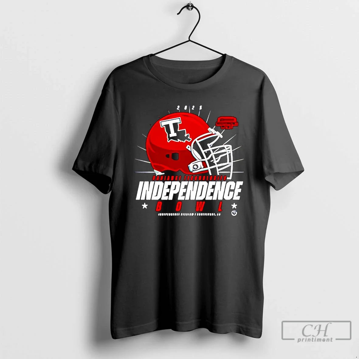 Louisiana Tech Bulldogs 2025 Radiance Technologies Independence Bowl Helmet T-Shirts, Hoodie, Sweatshirt - T-Shirt, Sweatshirt, Hoodie
