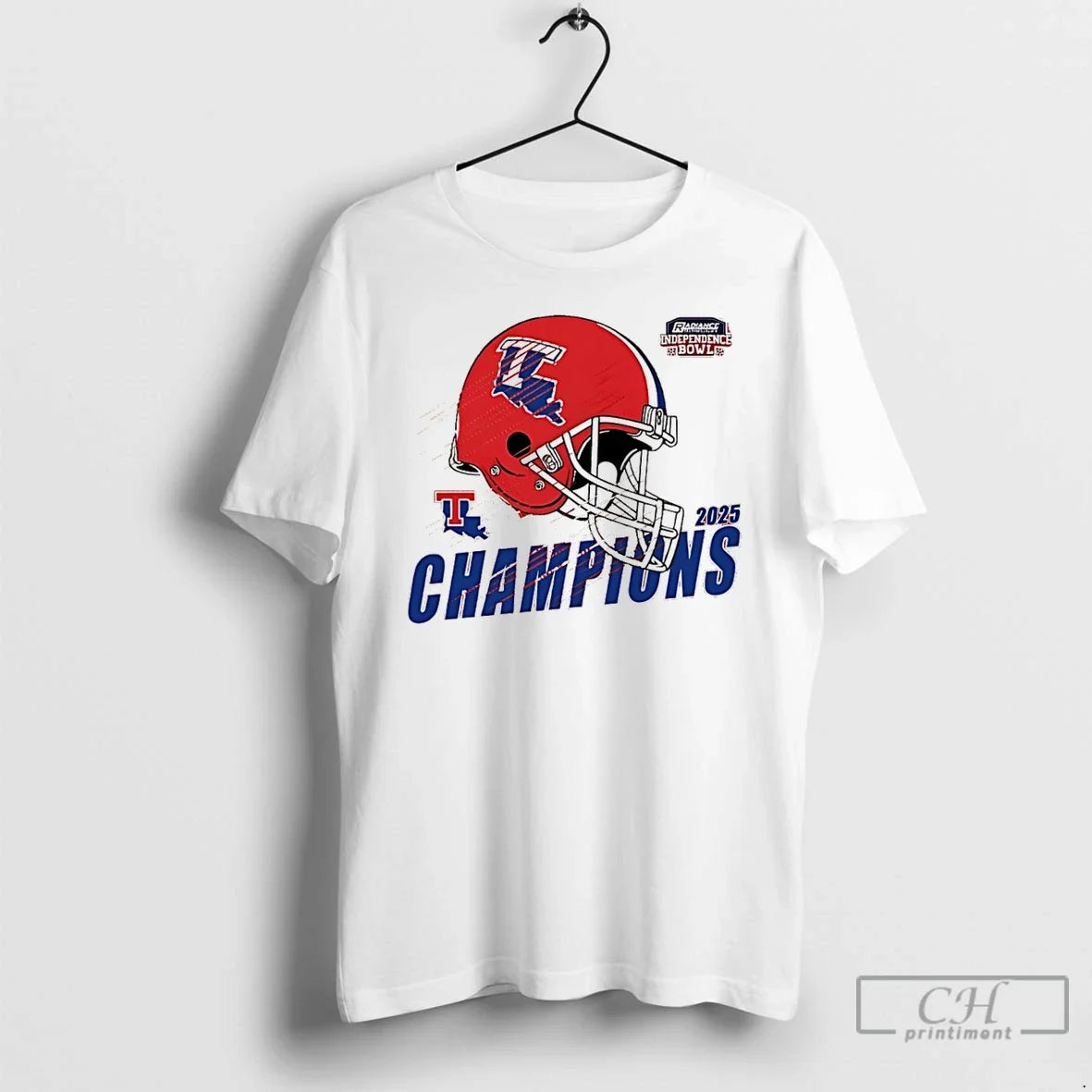 Louisiana Tech Bulldogs Football 2025 Radiance Technologies Independence Bowl Helmet T-Shirts, Hoodie, Sweatshirt - T-Shirt, Sweatshirt, Hoodie