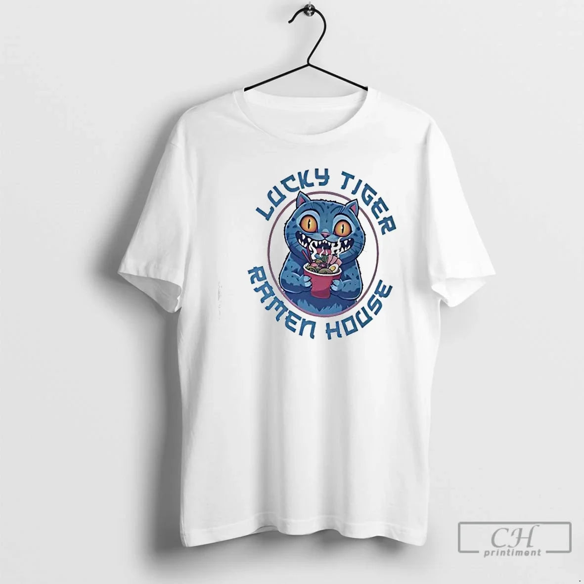 Lucky Tiger Ramen House Kpop Demon Hunters Derpy Tiger T-Shirts, Hoodie, Sweatshirt - T-Shirt, Sweatshirt, Hoodie