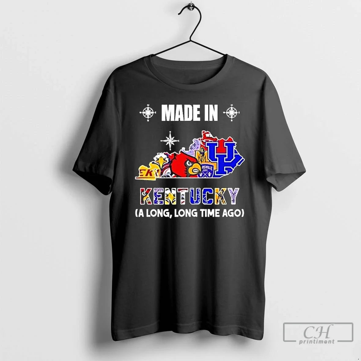 Made Kentucky Long Long Time Ago State Logo Map 2026 T-Shirts, Hoodie, Sweatshirt - T-Shirt, Sweatshirt, Hoodie