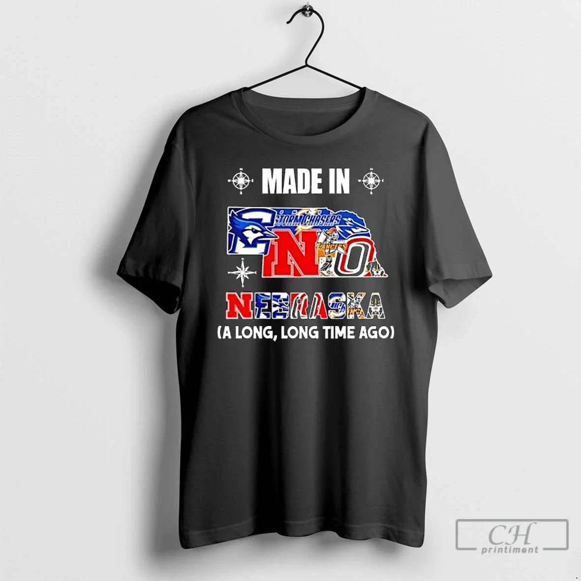 Made Nebraska Long Long Time Ago State Logo Map 2026 T-Shirts, Hoodie, Sweatshirt - T-Shirt, Sweatshirt, Hoodie