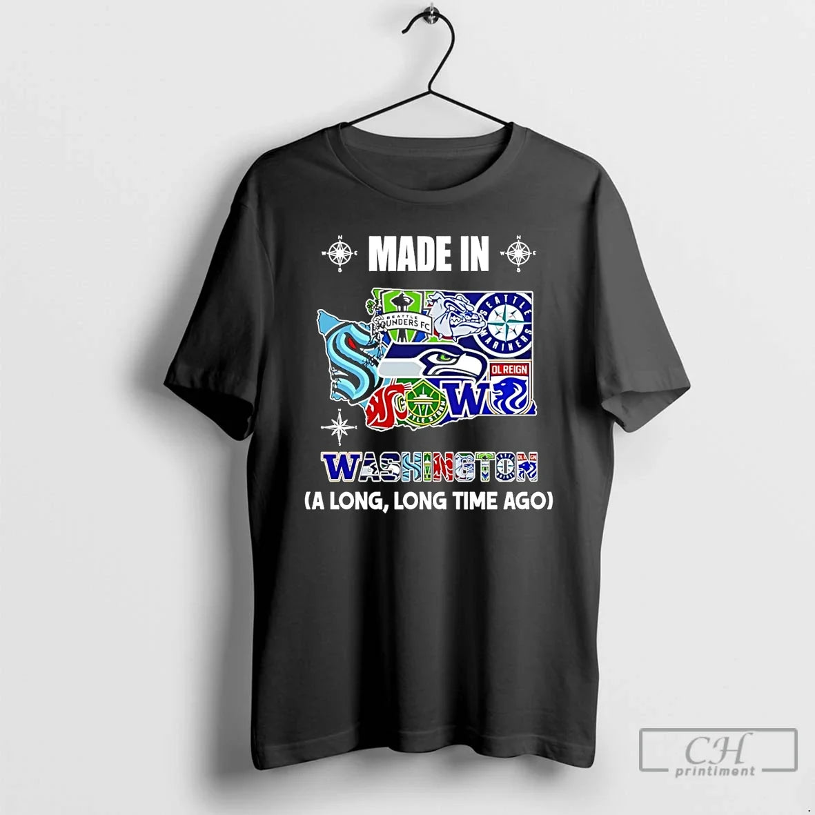 Made Washington Long Long Time Ago State T-Shirts, Hoodie, Sweatshirt - T-Shirt, Sweatshirt, Hoodie