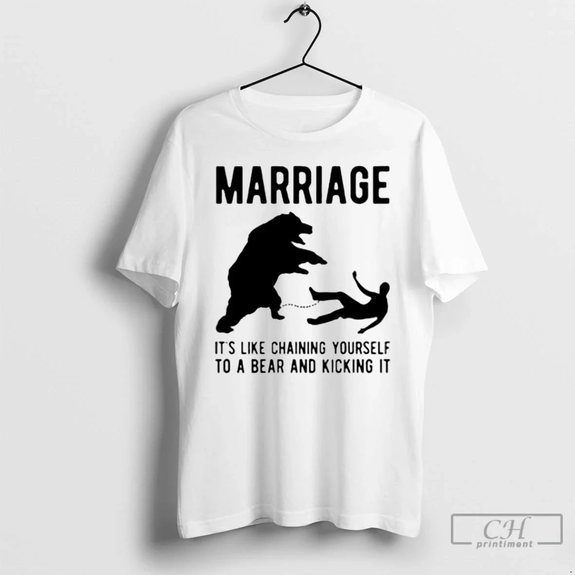 Marriage Like Chaining Yourself Bear Kicking T-Shirts, Hoodie, Sweatshirt - T-Shirt, Sweatshirt, Hoodie