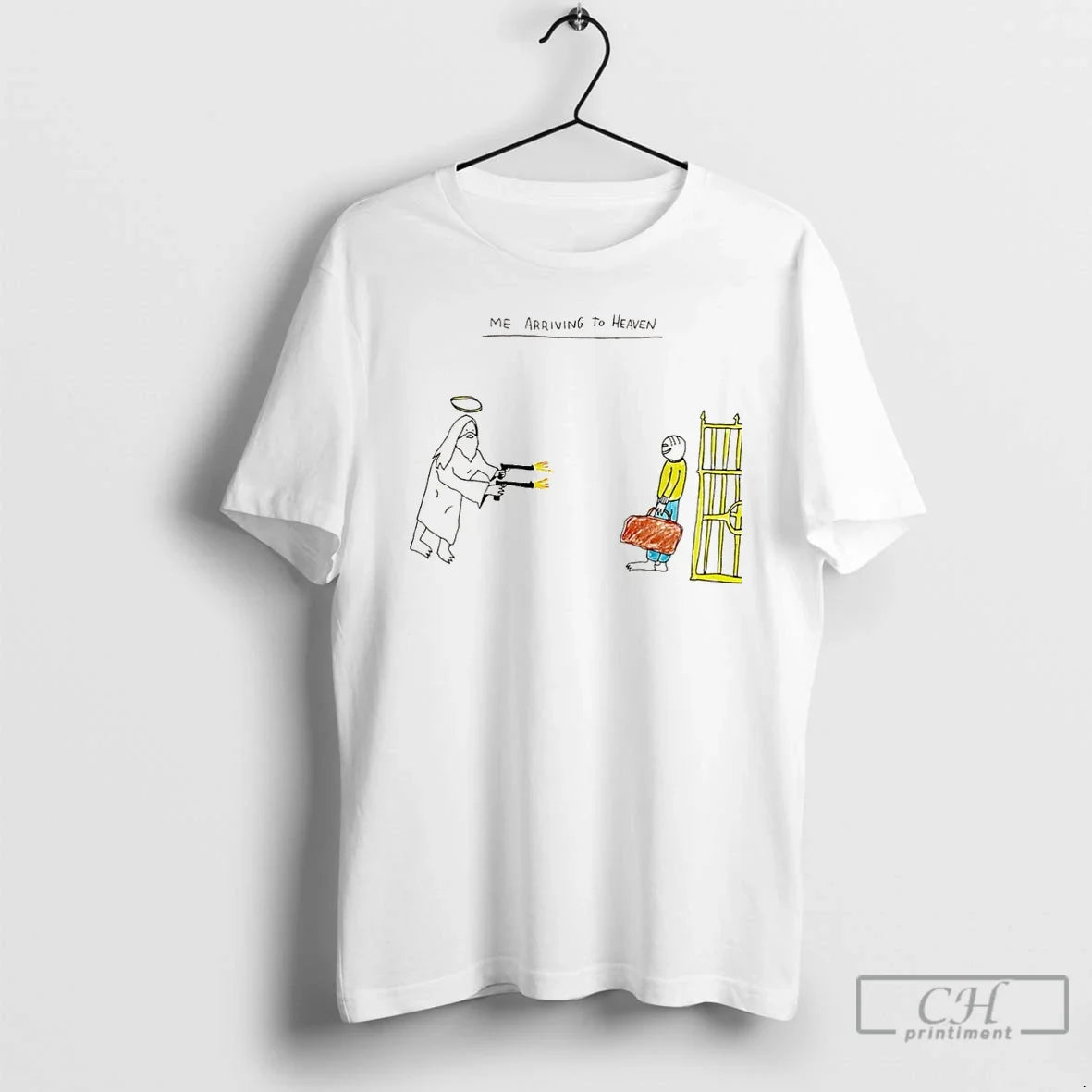Me Arriving Heaven Paint T-Shirts, Hoodie, Sweatshirt - T-Shirt, Sweatshirt, Hoodie