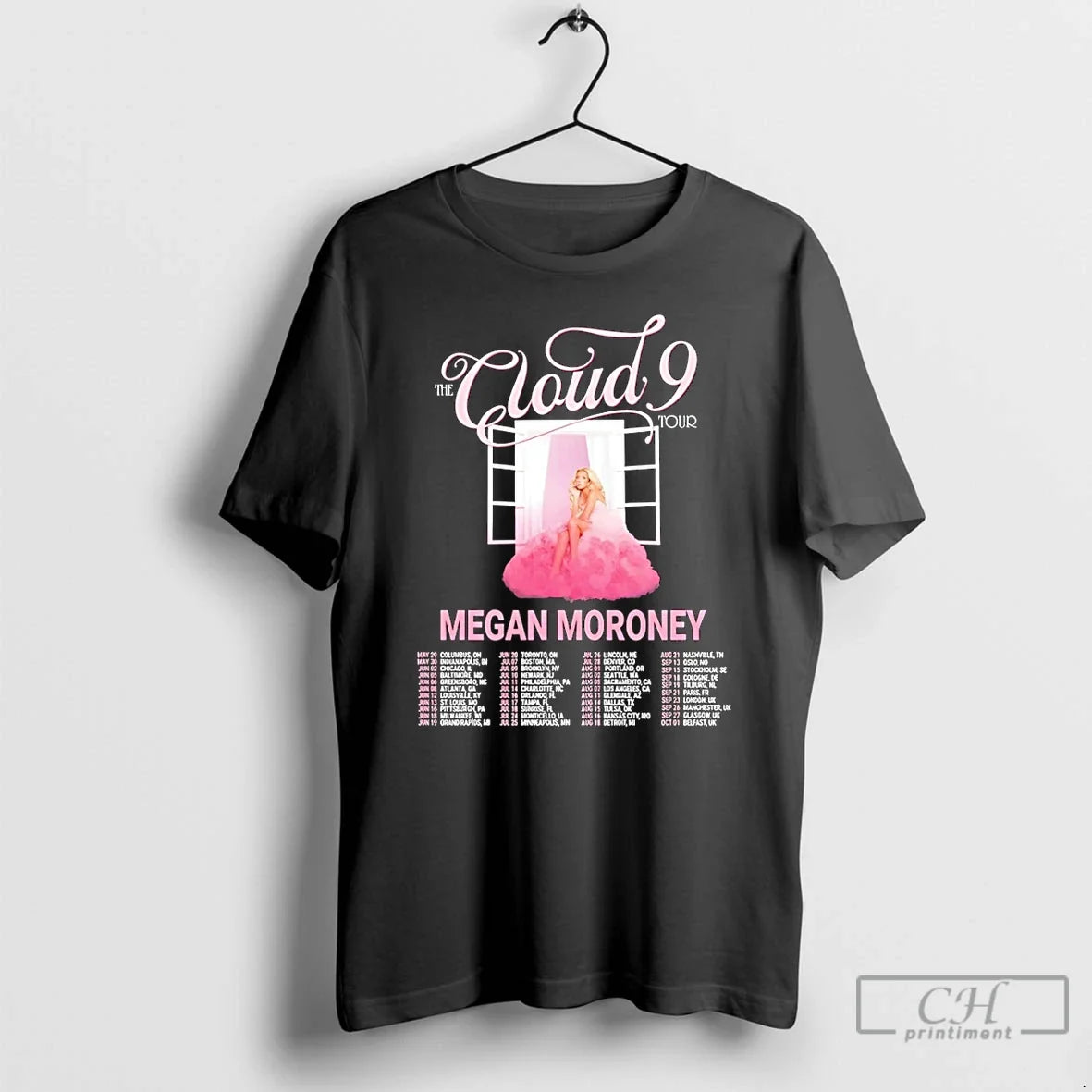 Megan Moroney Cloud 9 World Tour Vintage T-Shirts, Hoodie, Sweatshirt - T-Shirt, Sweatshirt, Hoodie