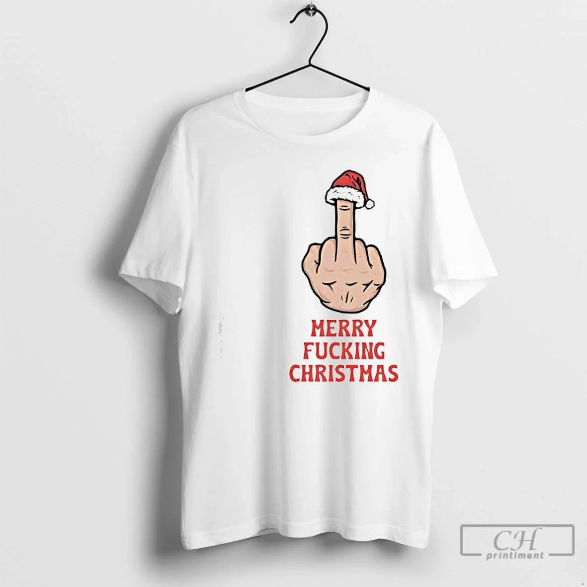 Merry Fucking Middle Finger T-Shirts, Hoodie, Sweatshirt - T-Shirt, Sweatshirt, Hoodie