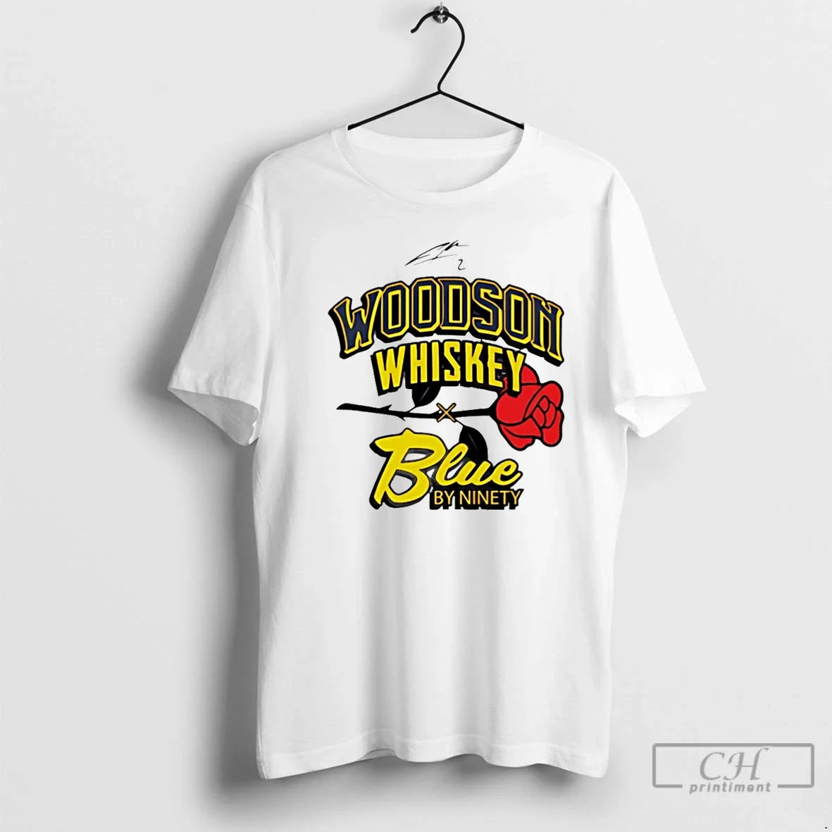 Michigan Wolverines Woodson Whiskey Rose T-Shirts, Hoodie, Sweatshirt - T-Shirt, Sweatshirt, Hoodie