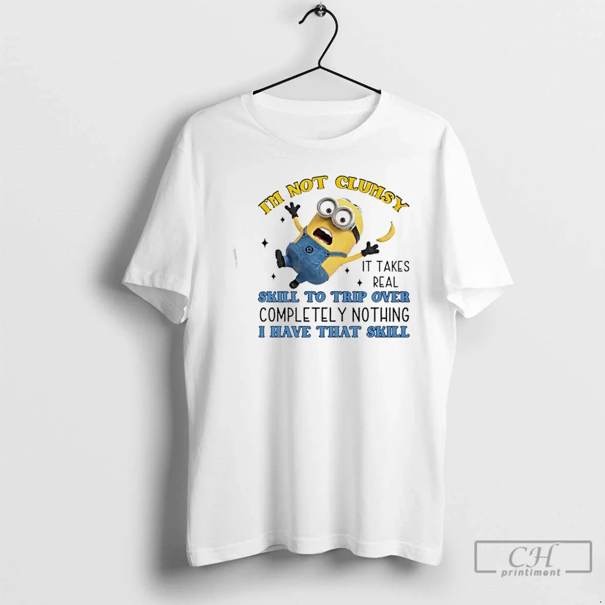 Minions Im Not Clumsy Takes Real Skill Trip Over Completely Nothing T-Shirts, Hoodie, Sweatshirt - T-Shirt, Sweatshirt, Hoodie