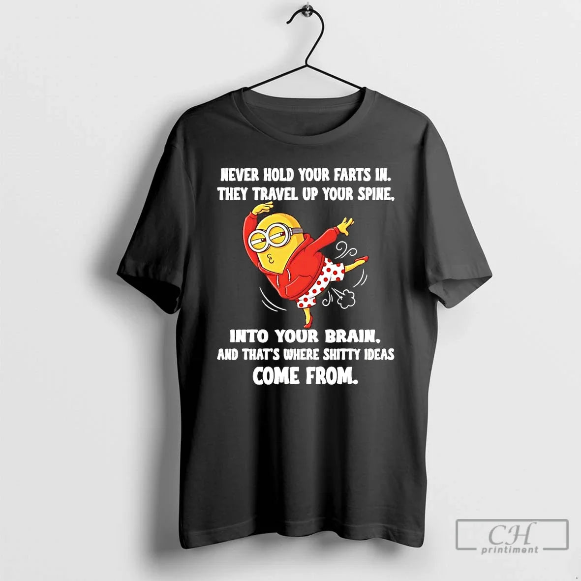 Minions Never Hold Your They Travel Up Your Spine Your Brain T-Shirts, Hoodie, Sweatshirt - T-Shirt, Sweatshirt, Hoodie