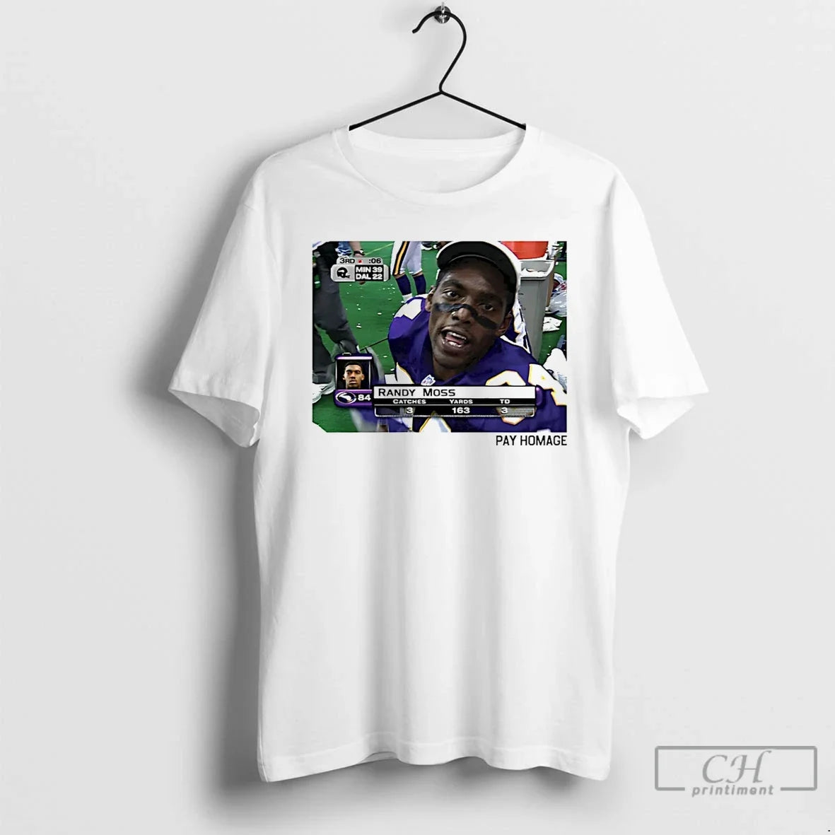 Minnesota Vikings Randy Moss Ash Pay Homage T-Shirts, Hoodie, Sweatshirt - T-Shirt, Sweatshirt, Hoodie
