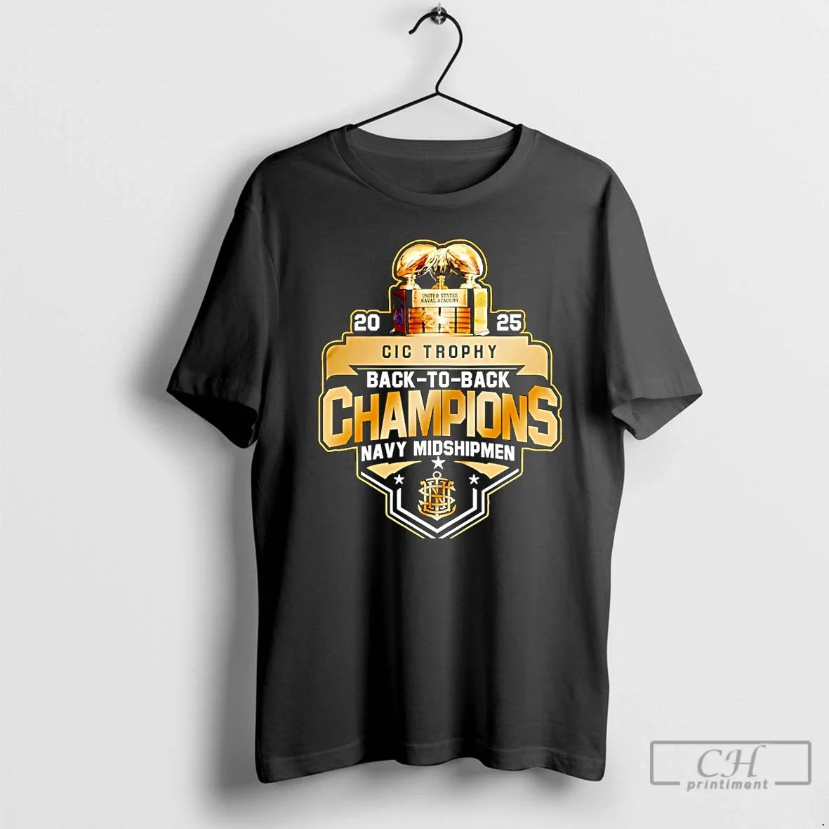 Navy Midshipmen Back Back Cic Trophy Champions 2025 T-Shirts, Hoodie, Sweatshirt - T-Shirt, Sweatshirt, Hoodie