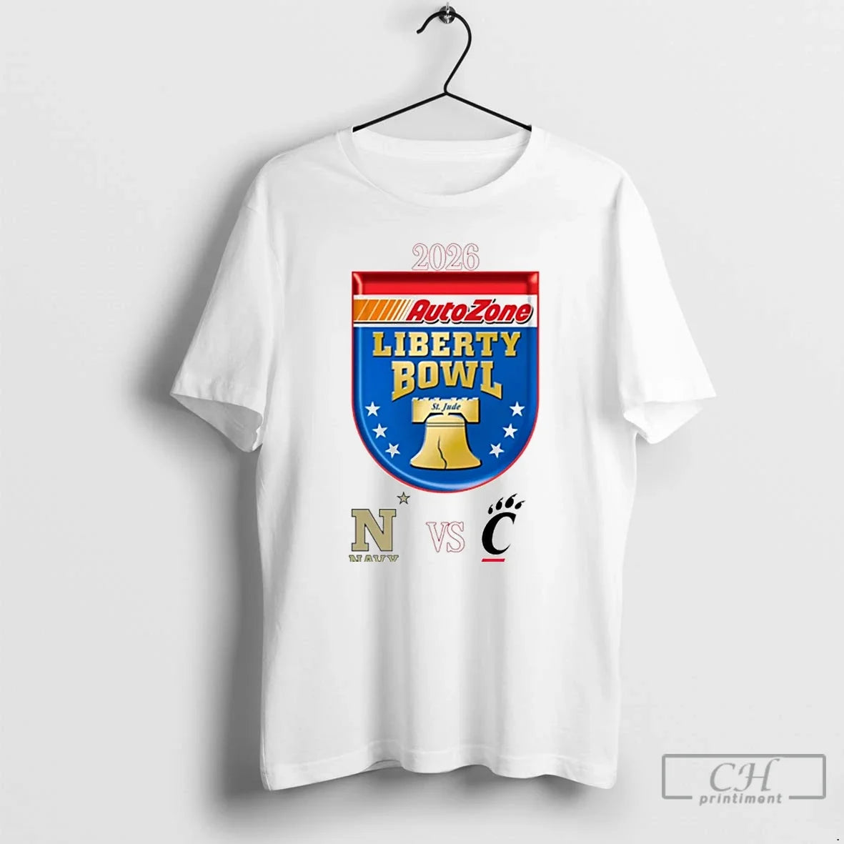 Navy Midshipmen Vs Cincinnati Bearcats 2026 Liberty Bowl T-Shirts, Hoodie, Sweatshirt - T-Shirt, Sweatshirt, Hoodie