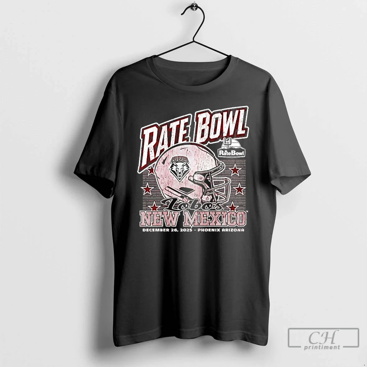New Mexico Lobos 2025 Rate Bowl Phoenix Arizona T-Shirts, Hoodie, Sweatshirt - T-Shirt, Sweatshirt, Hoodie