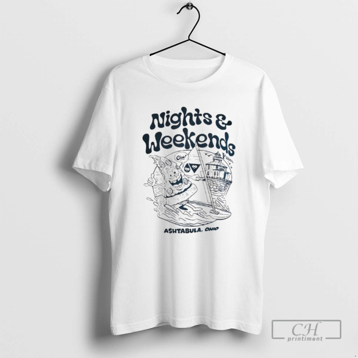 Nights Weekends Ashtabula Ohio Pizza Shirt T-Shirts, Hoodie, Sweatshirt - T-Shirt, Sweatshirt, Hoodie