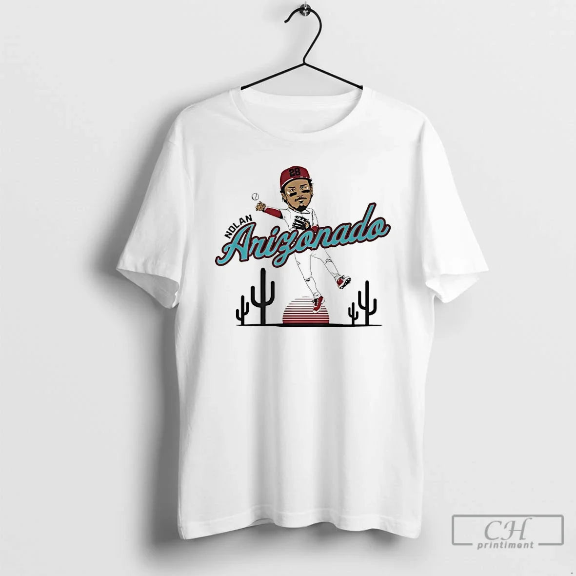 Nolan Arenado Arizona Diamondbacks Baseball Player Caricature T-Shirts, Hoodie, Sweatshirt - T-Shirt, Sweatshirt, Hoodie