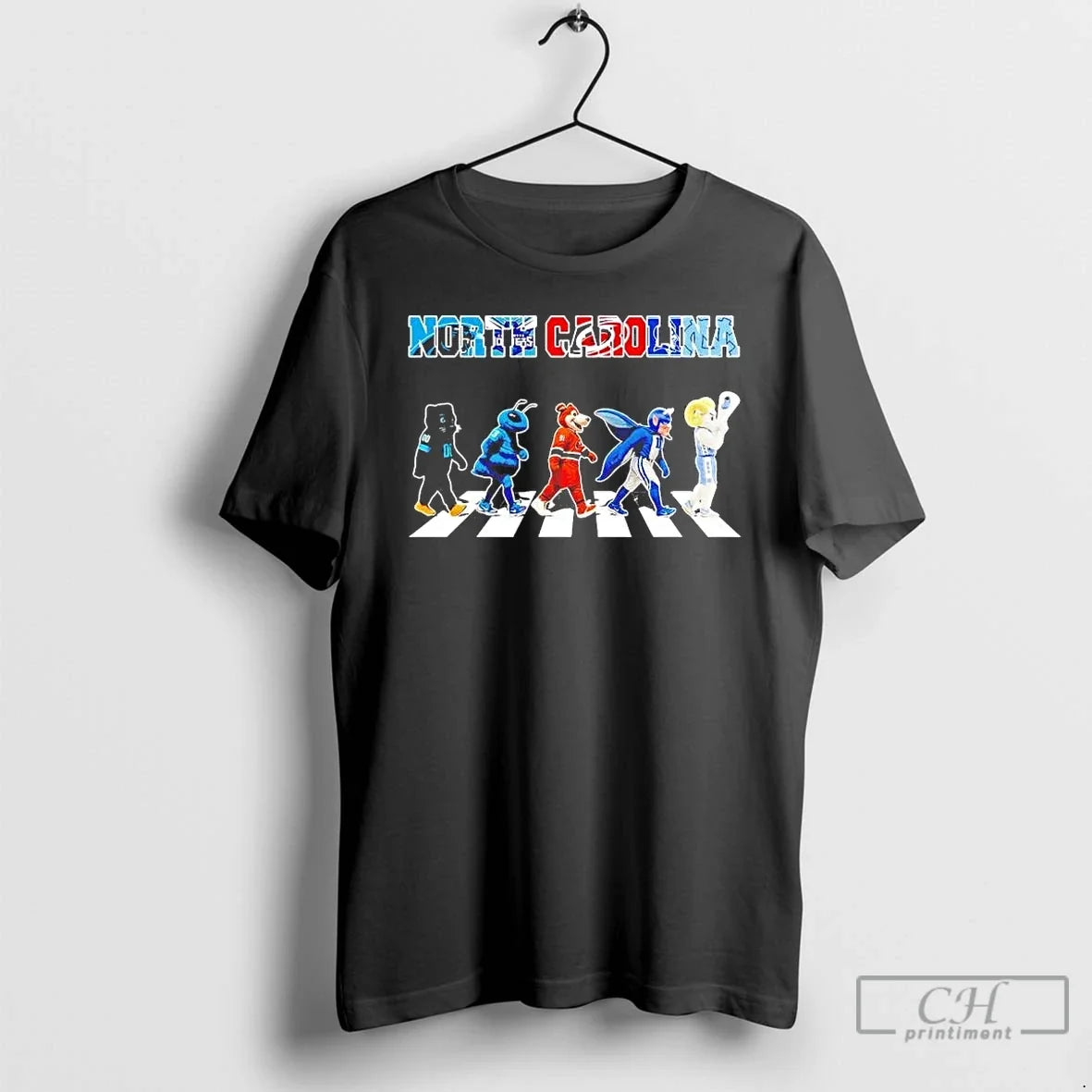 North Carolina Sports Teams Mascot Abbey Road T-Shirts, Hoodie, Sweatshirt - T-Shirt, Sweatshirt, Hoodie