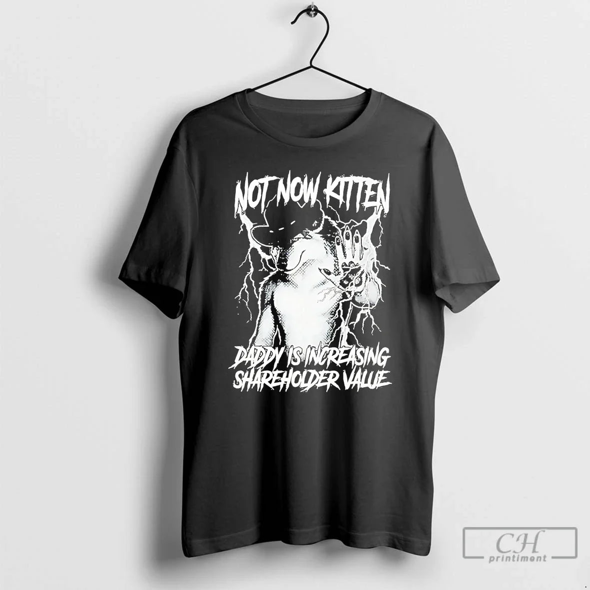 Not Now Kitten Daddy Is Increasing Shareholder Value T-Shirts, Hoodie, Sweatshirt - T-Shirt, Sweatshirt, Hoodie